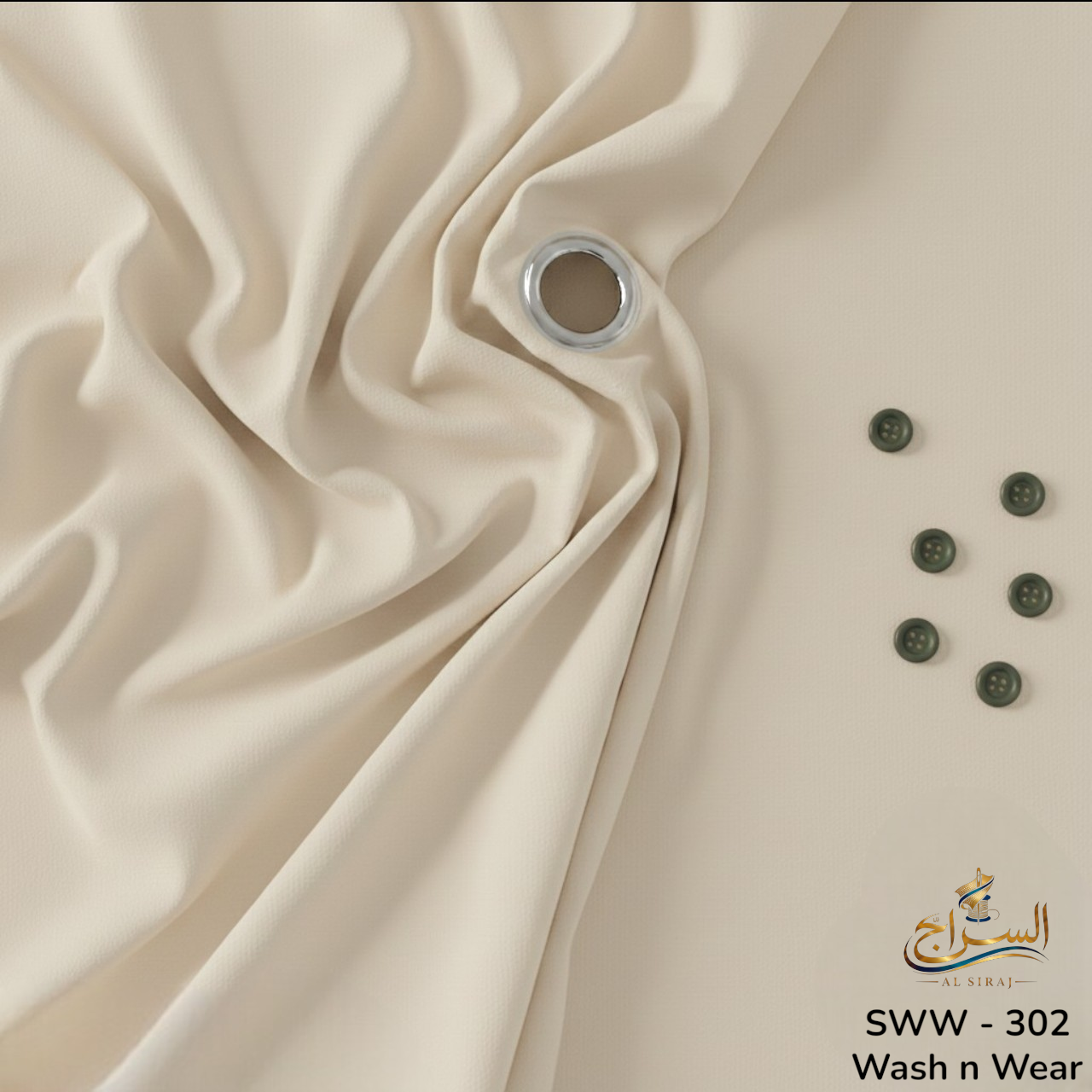 Creamy White - Wash n Wear ( SWW - 301 )