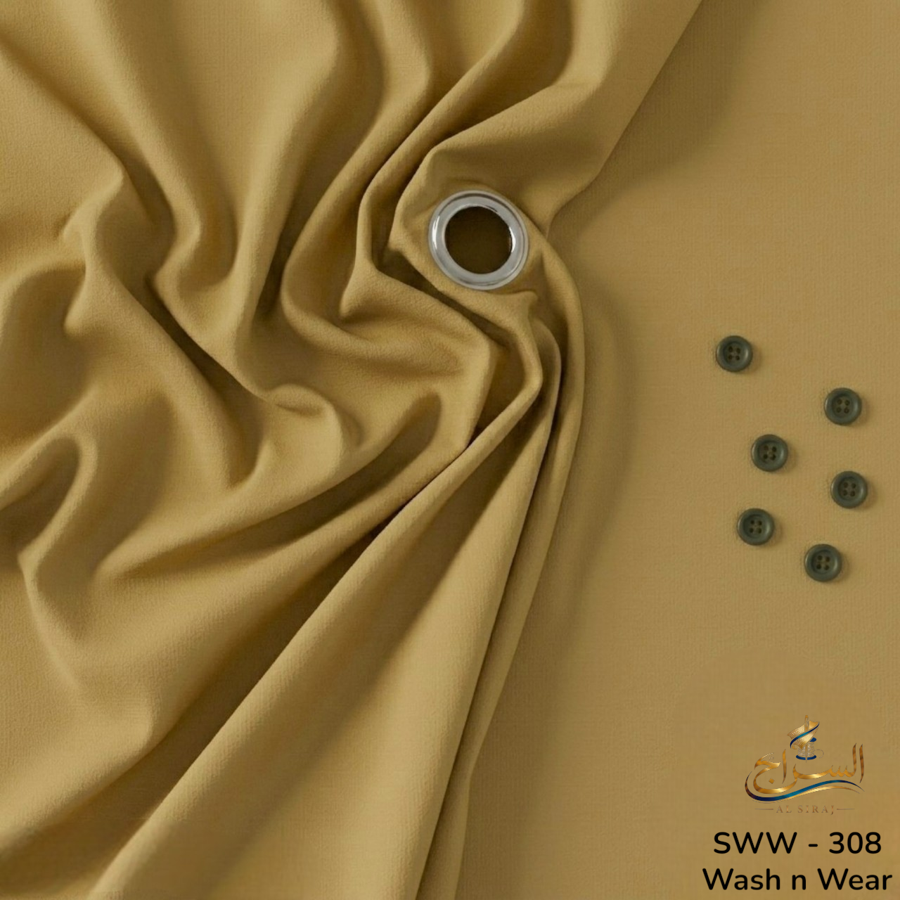 Khaki Beige - Wash n Wear ( SWW - 308 )