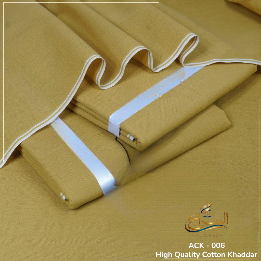 Gold Cotton Khaddar ( ACK - 006 )