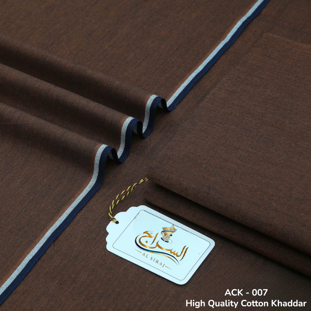 Sylish Brown Cotton Khaddar ( ACK - 011 )